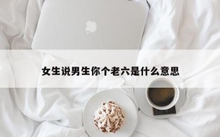 女生说男生你个老六是什么意思